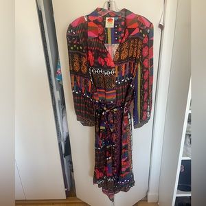 Farm Rio Wrap Midi Dress